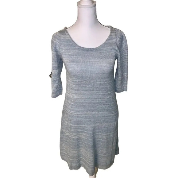 philip lim 3.1 Sweater Dress designer knit fall boho y2k blue classic casual - Picture 1 of 5